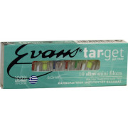 Πιπάκια TARGET-EVANS Slim (ΠΡΑΣΙΝΟ)