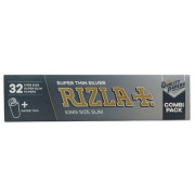 Τζιβανόχαρτο RIZLA ΑΣΗΜΙ COMBI Slim (32φυλλο)