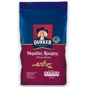 QUAKER νιφάδες βρώμης ολικής 500γρ (ΕΛ) σακούλα