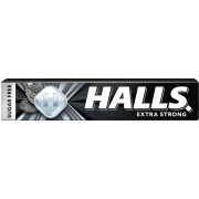 HALLS ΜΑΣΟΥΡΙ  Εxtra Strong (ΜΑΥΡΟ) GR