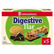 DIGESTIVE BAR Σοκολ. Χ. Πρ. Ζάχαρης (ΠΡΑΣΙΝΟ-5τμχ.)