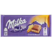 MILKA Cream & Biscuit 100gr.  (18)