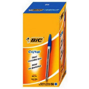 BIC Στυλό Crystal (ΜΠΛΕ-ΚΟΥΤΙ 50pcs.)