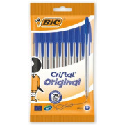 BIC Στυλό Crystal (ΜΠΛΕ-ΣΑΚΟΥΛΑ 10pcs.)