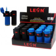 LEON Αναπτήρας-Βαρελάκι Jetflame (BLUE&BLACK-170225)