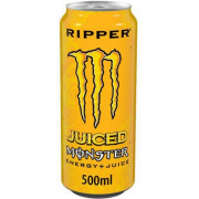 MONSTER ENERGY+JUICED Ripper 500ml (ΚΙΤΡΙΝΟ)