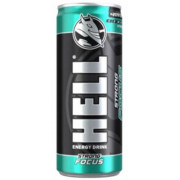 HELL ENERGY Focus 250ml (ΜΑΥΡΟ-ΤΥΡΚΟΥΑΖ)