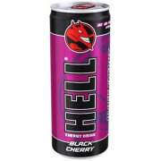 HELL ENERGY Black Cherry 250ml (ΜΑΥΡΟ-ΜΩΒ)