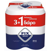 FIX κουτί 500ml (4pack) 3+1